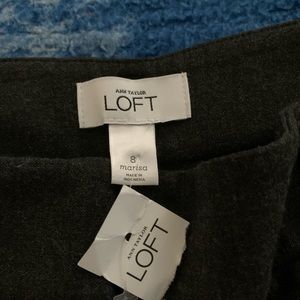 Dark grey New with tags Ann Taylor LOFT dress pants. Marisa size 8